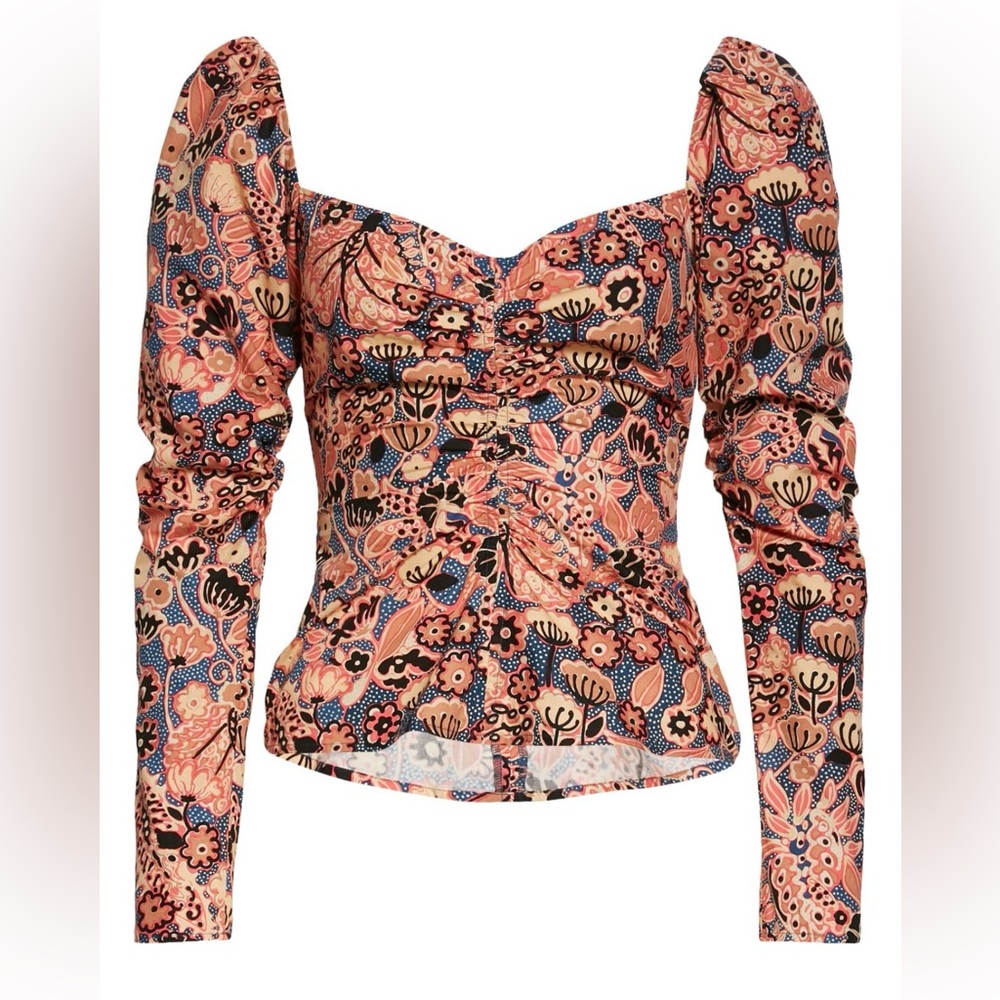 NEW A.L.C Chandler Floral Top Size 6